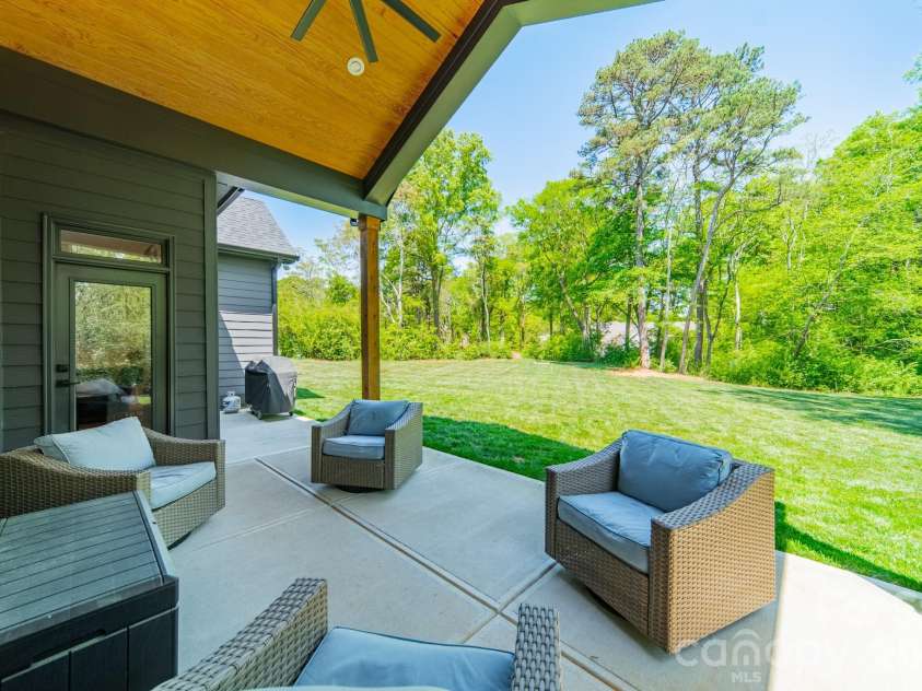 5201 Meadowland Parkway, Monroe, NC 28112.  MLS# CAR4364272, YatesRealty ID 12151. Back Porch