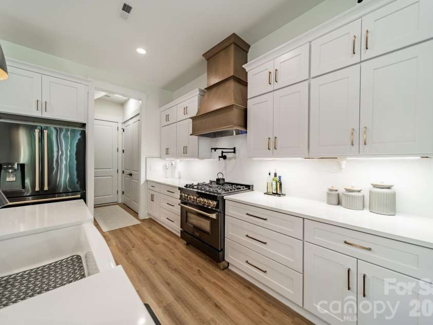5201 Meadowland Parkway, Monroe, NC 28112.  MLS# CAR4364272, YatesRealty ID 12151. Kitchen with pantry and plenty of cabinets