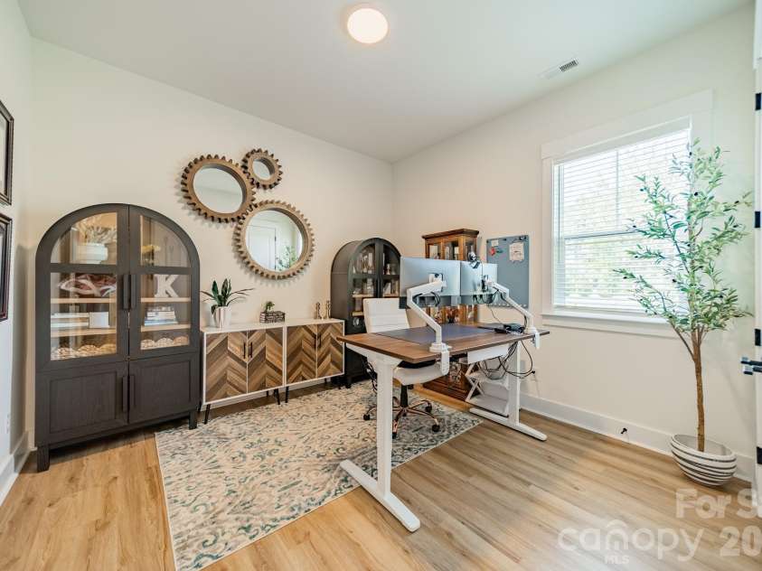 5201 Meadowland Parkway, Monroe, NC 28112.  MLS# CAR4364272, YatesRealty ID 12151. Main floor Office or Bedroom 2