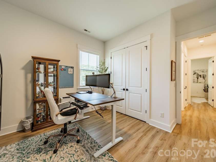 5201 Meadowland Parkway, Monroe, NC 28112.  MLS# CAR4364272, YatesRealty ID 12151. Main floor Office or Bedroom 2
