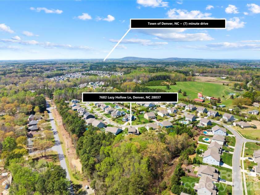 7682 Lazy Hollow Lane, Denver, NC 28037.  MLS# CAR4359740, YatesRealty ID 12152. 