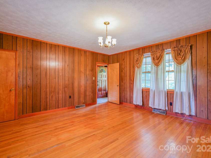 502 and  504 Old US 19 23 Highway, Candler, NC 28715.  MLS# CAR4164132, YatesRealty ID 12166. Downstairs bedroom