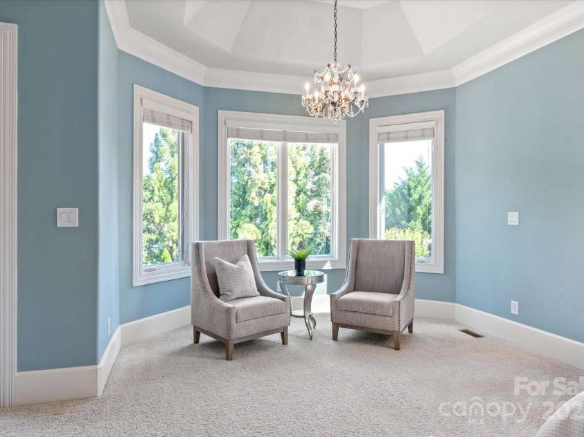 8904 Woodhall Lake Drive, Waxhaw, NC 28173.  MLS# CAR4253927, YatesRealty ID 12169. Primary Bedroom Sitting Area