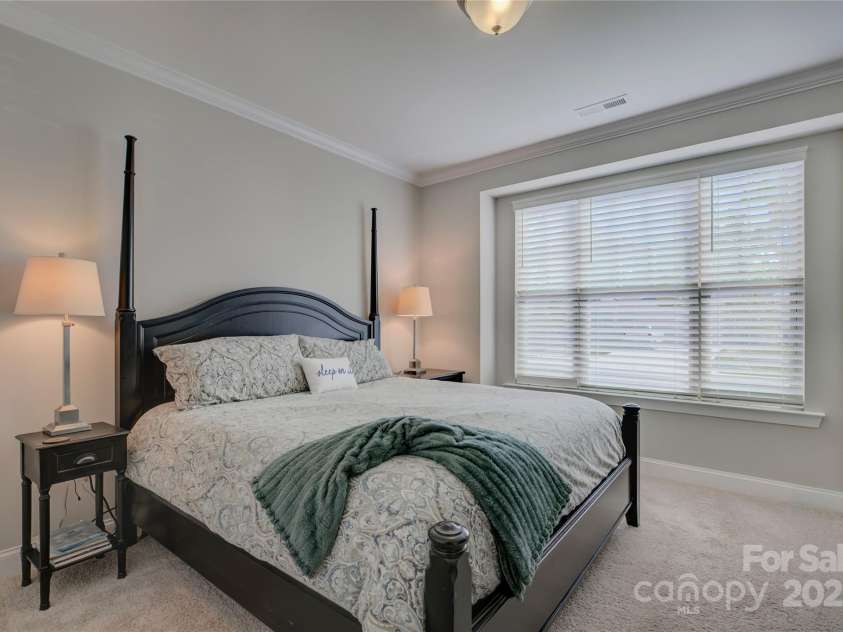 14229 Twin Eagles Lane, Charlotte, NC 28278.  MLS# CAR4235190, YatesRealty ID 12172. Guest suite on the main