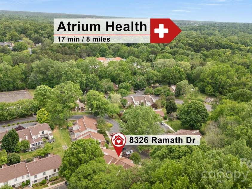 8326 Ramath Drive, Charlotte, NC 28211.  MLS# CAR4250067, YatesRealty ID 12182. Convenient to shopping, restaurants, health care, Uptown, and South Park!