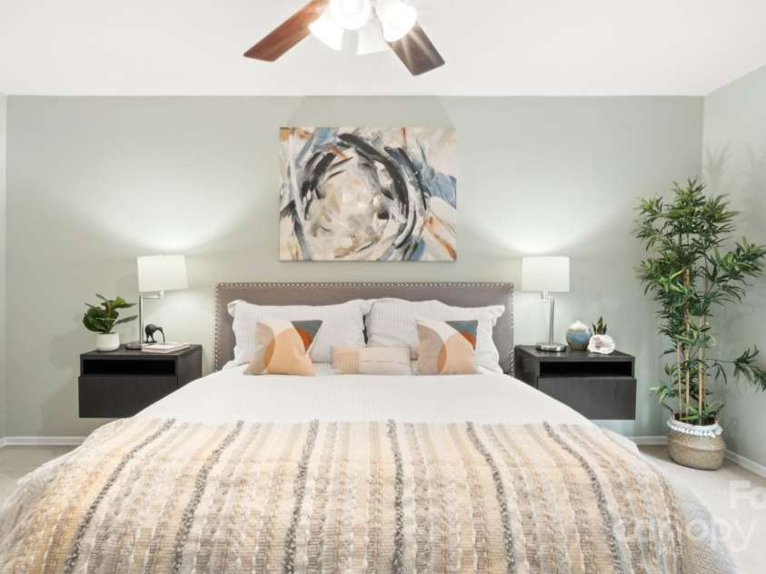 8326 Ramath Drive, Charlotte, NC 28211.  MLS# CAR4250067, YatesRealty ID 12182. Primary suite with attached floating nightstands!