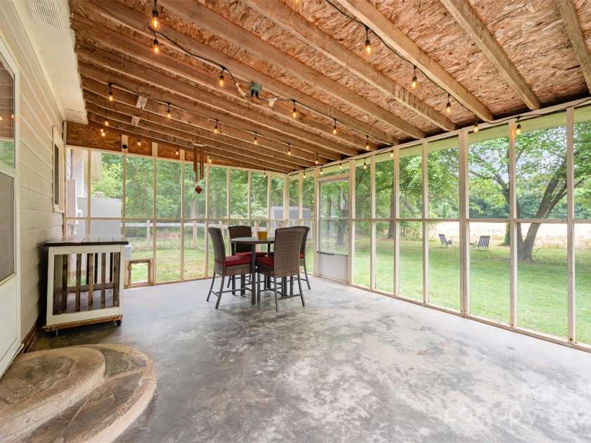 604 Chaney Road, Monroe, NC 28110.  MLS# CAR4250845, YatesRealty ID 12183. Screened in porch.