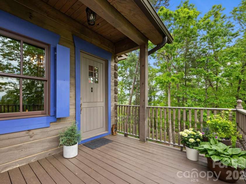 106 McCauley Drive, Asheville, NC 28803.  MLS# CAR4366972, YatesRealty ID 12192. Front porch