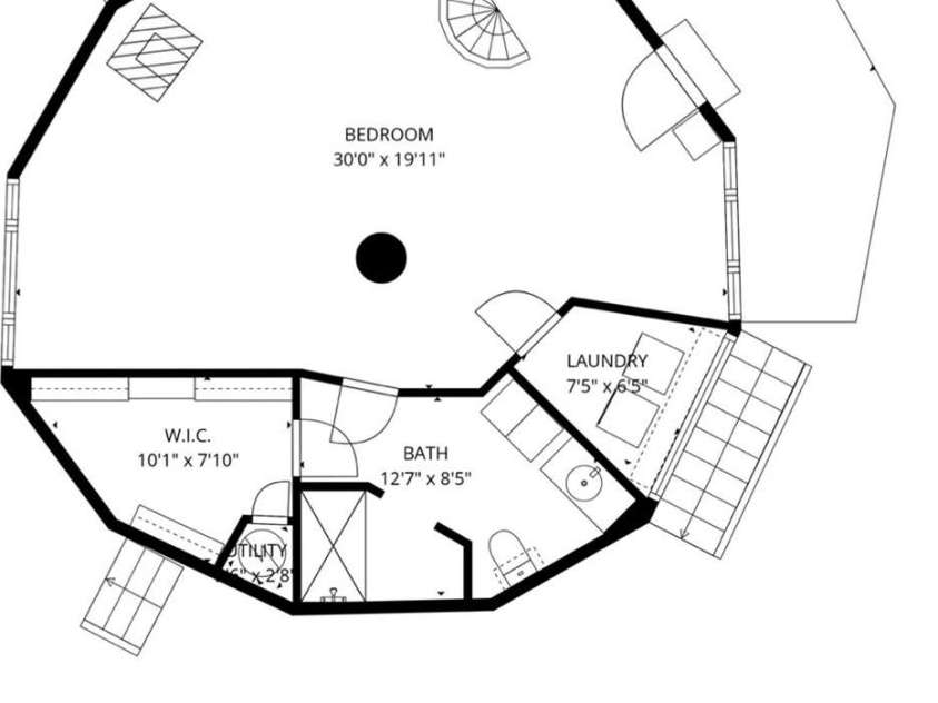 53 Yale Road, Hendersonville, NC 28739.  MLS# CAR4365792, YatesRealty ID 12213. Lower Level Floorplan