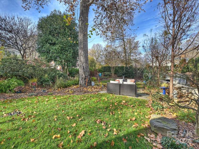 1401 Scotland Avenue, Charlotte, NC 28207.  MLS# CAR4207507, YatesRealty ID 12226. Rear Yard
