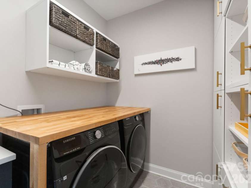 13630 Tranquil Day Drive, Matthews, NC 28105.  MLS# CAR4361521, YatesRealty ID 12229. Laundry Main Level