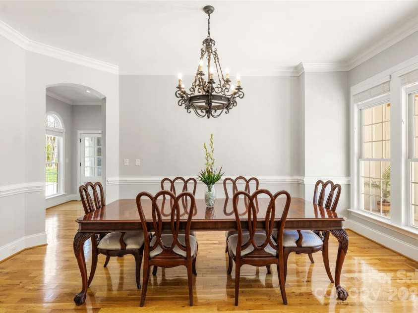 2017 Colorado Court, Lancaster, SC 29720.  MLS# CAR4239549, YatesRealty ID 12240. Dining Room Connects With Den