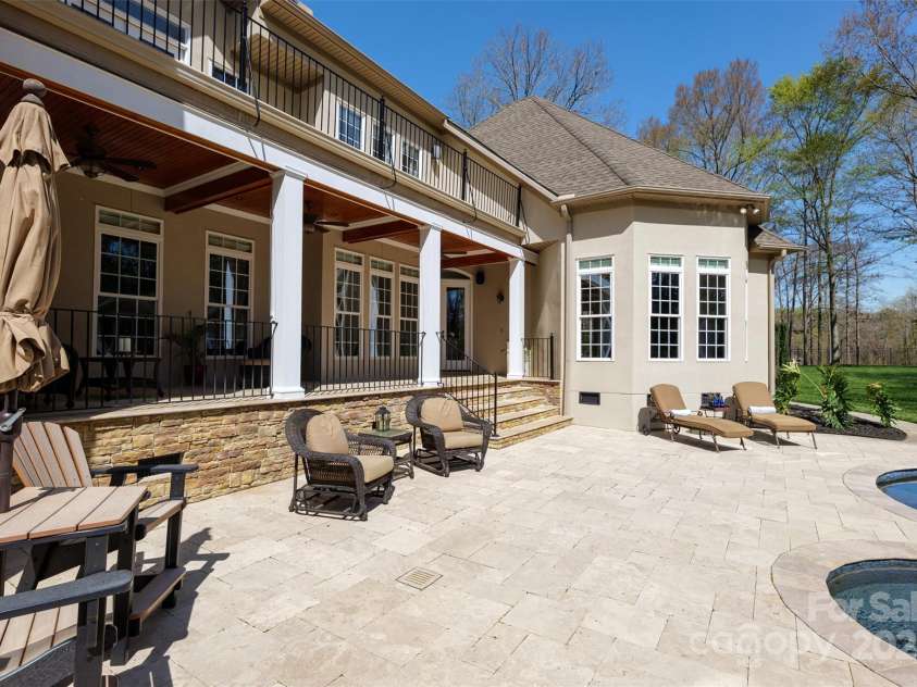 2017 Colorado Court, Lancaster, SC 29720.  MLS# CAR4239549, YatesRealty ID 12240. Travertine Patio