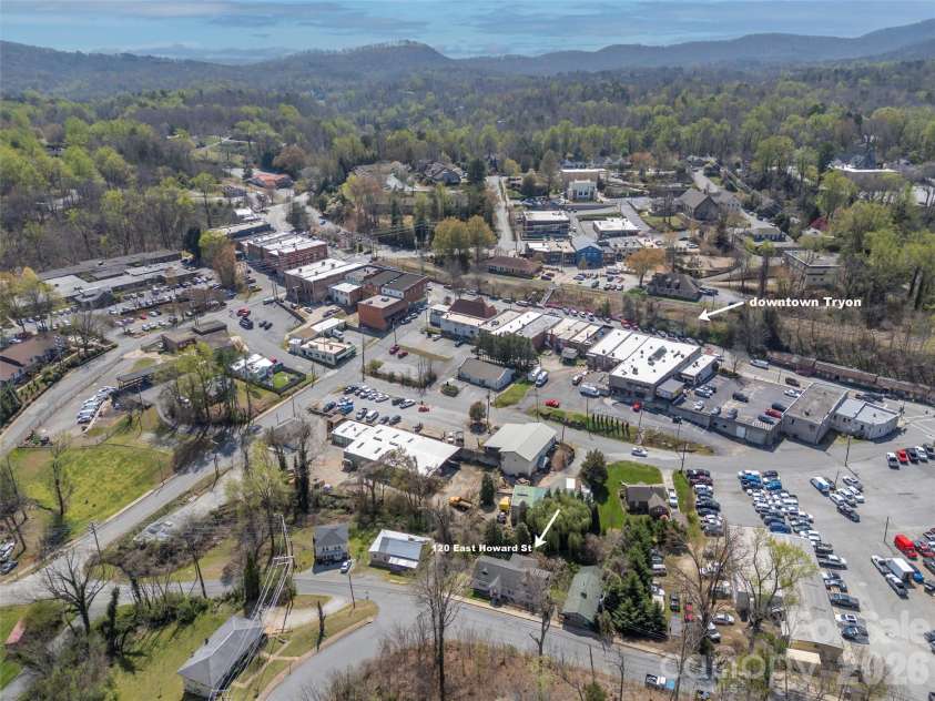 120 Howard Street, Tryon, NC 28782.  MLS# CAR4362646, YatesRealty ID 12246. 
