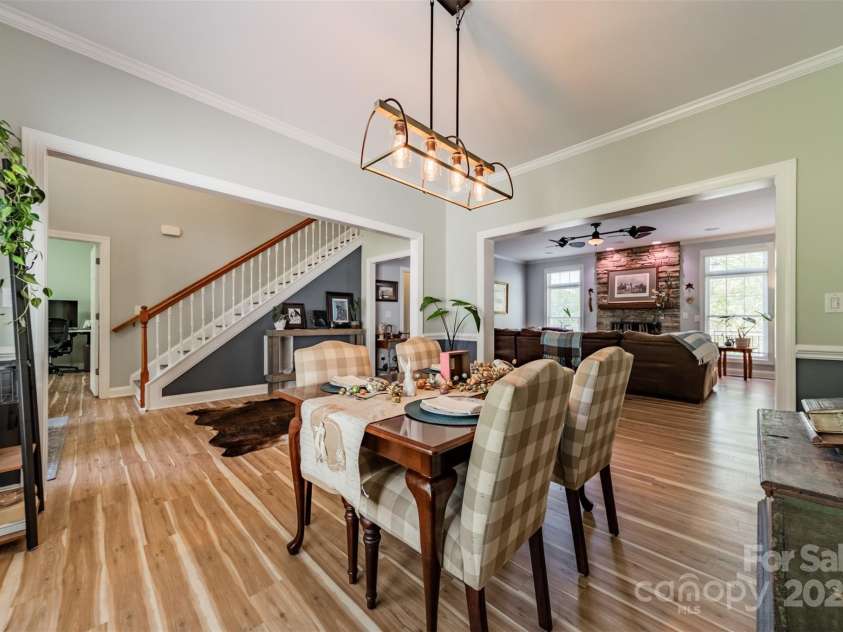 228 Red Dog Drive, Mooresville, NC 28115.  MLS# CAR4245955, YatesRealty ID 12253. Foyer is open to the dining room