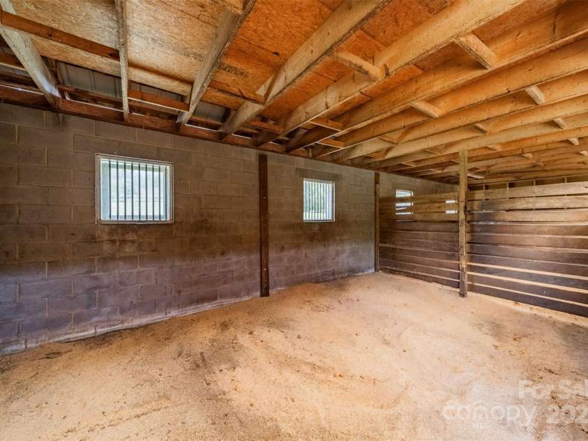 228 Red Dog Drive, Mooresville, NC 28115.  MLS# CAR4245955, YatesRealty ID 12253. Stalls set up for warmbloods or broodmares w/foals