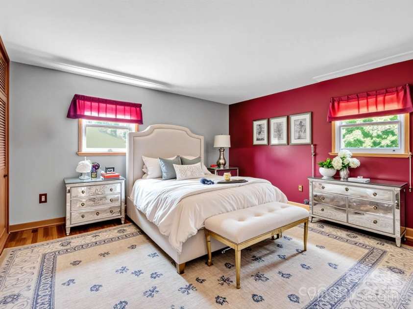 14 Monte Vista Place, Candler, NC 28715.  MLS# CAR4281379, YatesRealty ID 1226. Simulated Bedroom