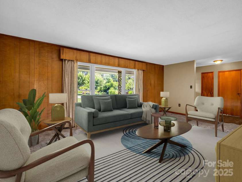 14 Monte Vista Place, Candler, NC 28715.  MLS# CAR4281379, YatesRealty ID 1226. Simulated Living Room