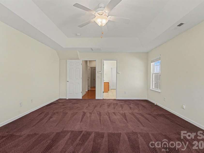 1604 Swan Drive, Charlotte, NC 28216.  MLS# CAR4358962, YatesRealty ID 12261. Primary bedroom