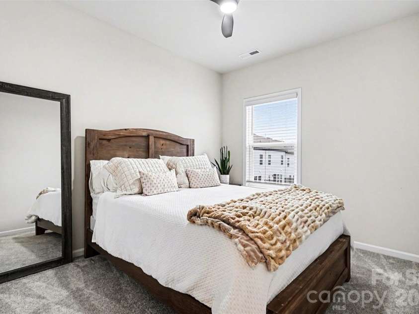 7017 Running Spring Drive, Charlotte, NC 28205.  MLS# CAR4346038, YatesRealty ID 12263. Bedroom 2