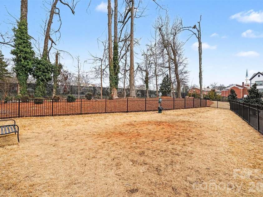 7017 Running Spring Drive, Charlotte, NC 28205.  MLS# CAR4346038, YatesRealty ID 12263. Dog park