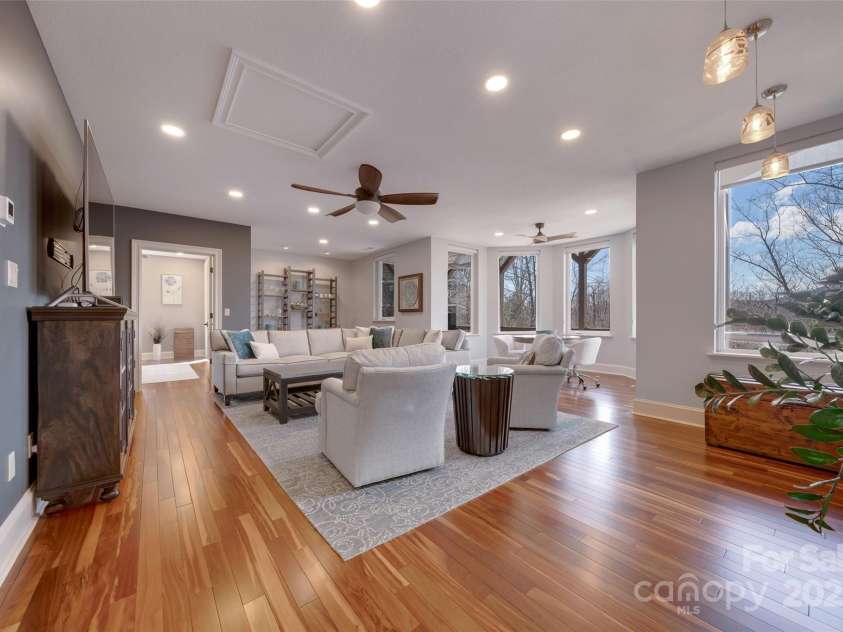 56 Chimney Crest Drive, Asheville, NC 28806.  MLS# CAR4235691, YatesRealty ID 12268. Second living area in basement