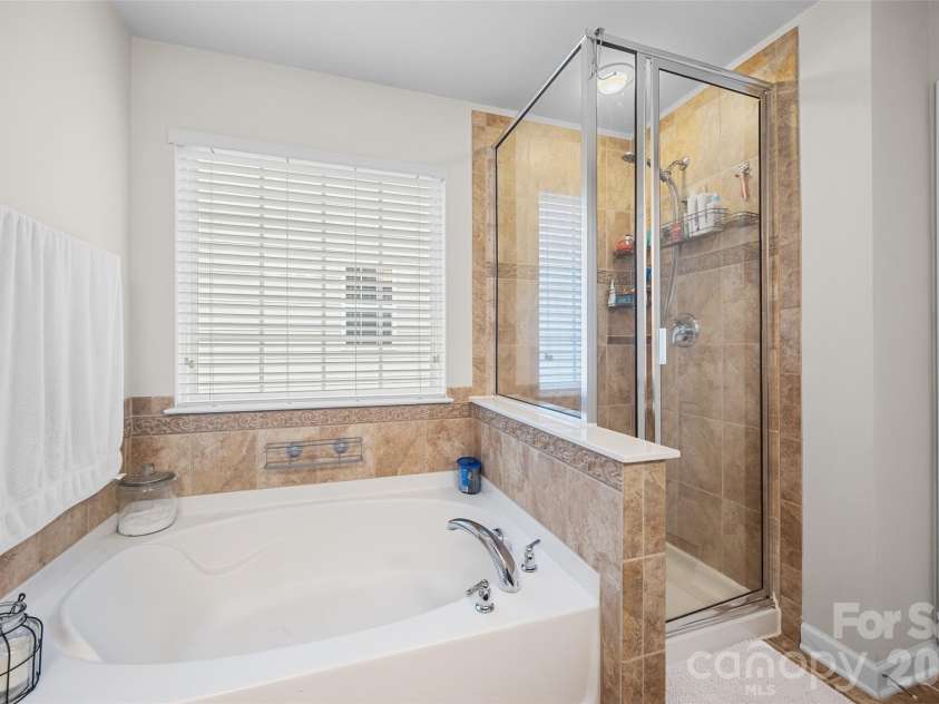 1206 Bottle Brush Lane, Harrisburg, NC 28075.  MLS# CAR4363111, YatesRealty ID 12273. Primary Bath