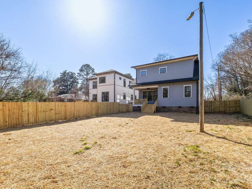 1824 Haines Street, Charlotte, NC 28216.  MLS# CAR4222128, YatesRealty ID 12278. Backyard