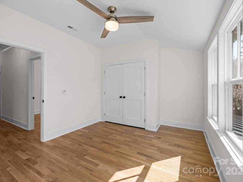 1824 Haines Street, Charlotte, NC 28216.  MLS# CAR4222128, YatesRealty ID 12278. Front upstairs bedroom