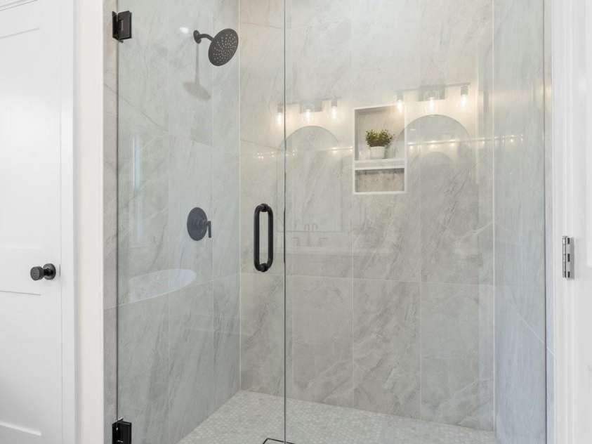 1824 Haines Street, Charlotte, NC 28216.  MLS# CAR4222128, YatesRealty ID 12278. Owners shower