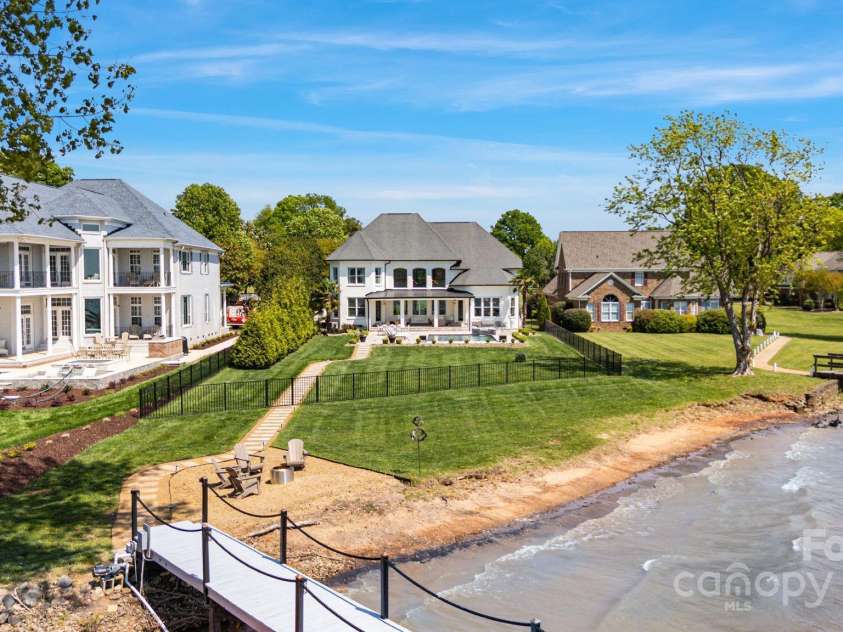 356 Yacht Road, Mooresville, NC 28117.  MLS# CAR4249554, YatesRealty ID 12280. Rear Elevation featuring private beach