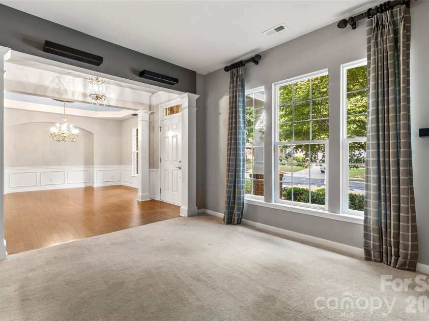 9332 Whistling Straits Drive, Fort Mill, SC 29707.  MLS# CAR4332758, YatesRealty ID 12280. Office off entry hall
