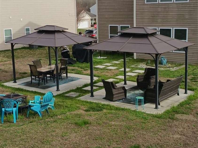 104 Lexi Mason Court, Mount Holly, NC 28120.  MLS# CAR4355179, YatesRealty ID 12292. Back Yard
