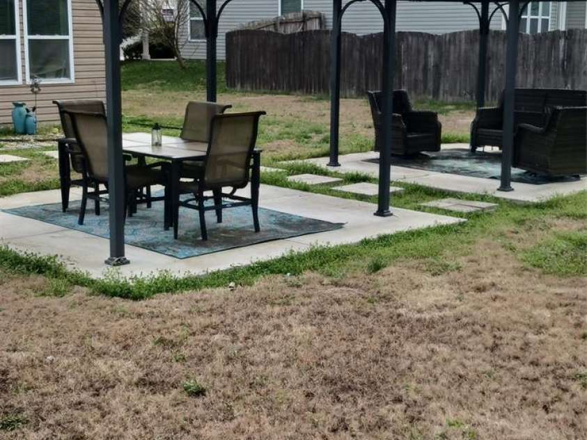 104 Lexi Mason Court, Mount Holly, NC 28120.  MLS# CAR4355179, YatesRealty ID 12292. Back Yard