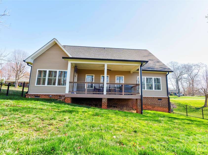 1309 Oak Canopy Road, Lincolnton, NC 28092.  MLS# CAR4355665, YatesRealty ID 12293. Back