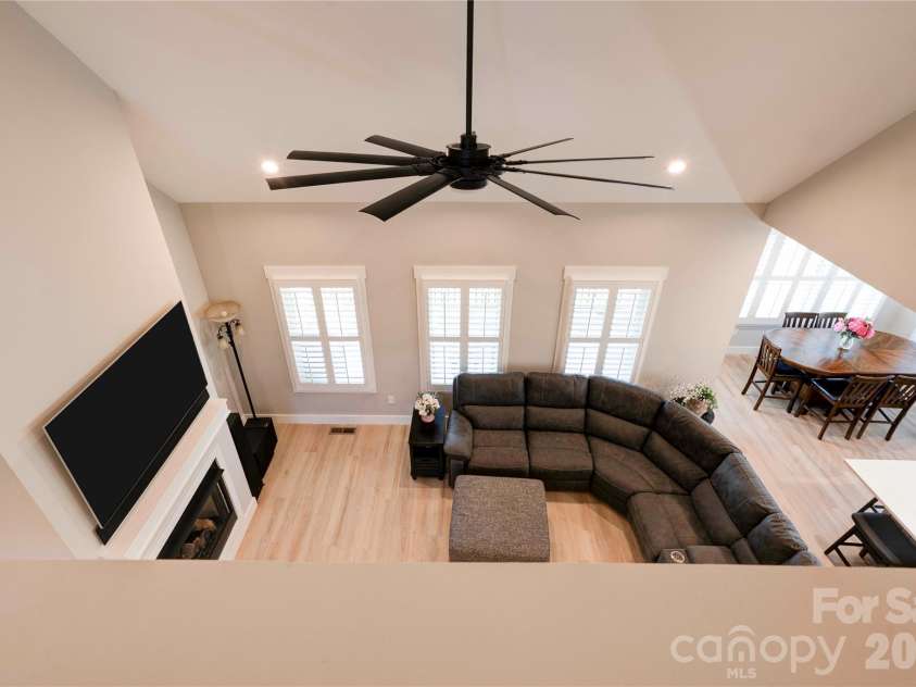 1309 Oak Canopy Road, Lincolnton, NC 28092.  MLS# CAR4355665, YatesRealty ID 12293. View from Upper Level
