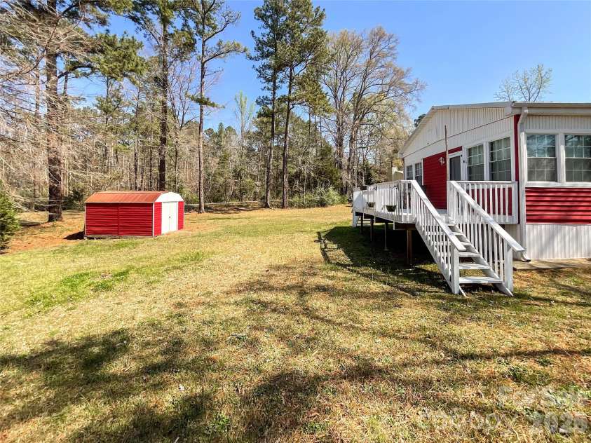 6708 Aerowood Circle, Waxhaw, NC 28173.  MLS# CAR4362995, YatesRealty ID 12298. Back Yard with Shed