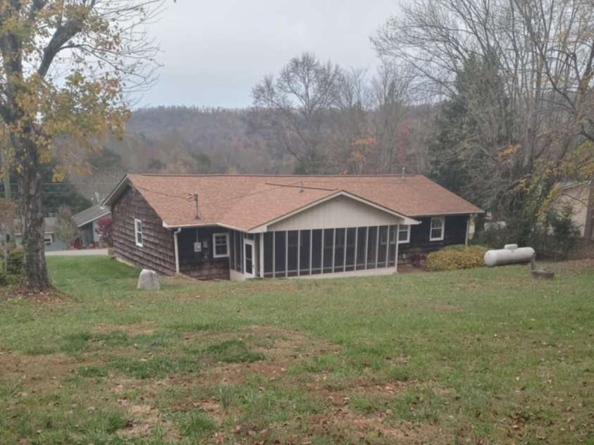 141 Cherokee Way, Marion, NC 28752.  MLS# CAR4199909, YatesRealty ID 12315. Back Yard