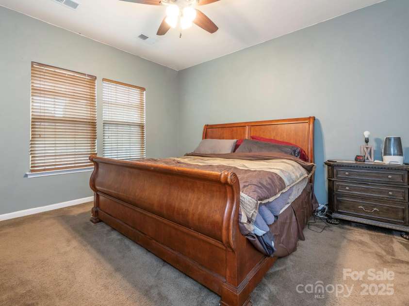 1691 Mill Creek Lane, Concord, NC 28025.  MLS# CAR4192669, YatesRealty ID 12329. Primary Bedroom
