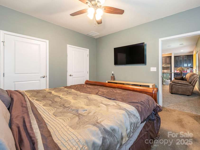 1691 Mill Creek Lane, Concord, NC 28025.  MLS# CAR4192669, YatesRealty ID 12329. Primary Bedroom