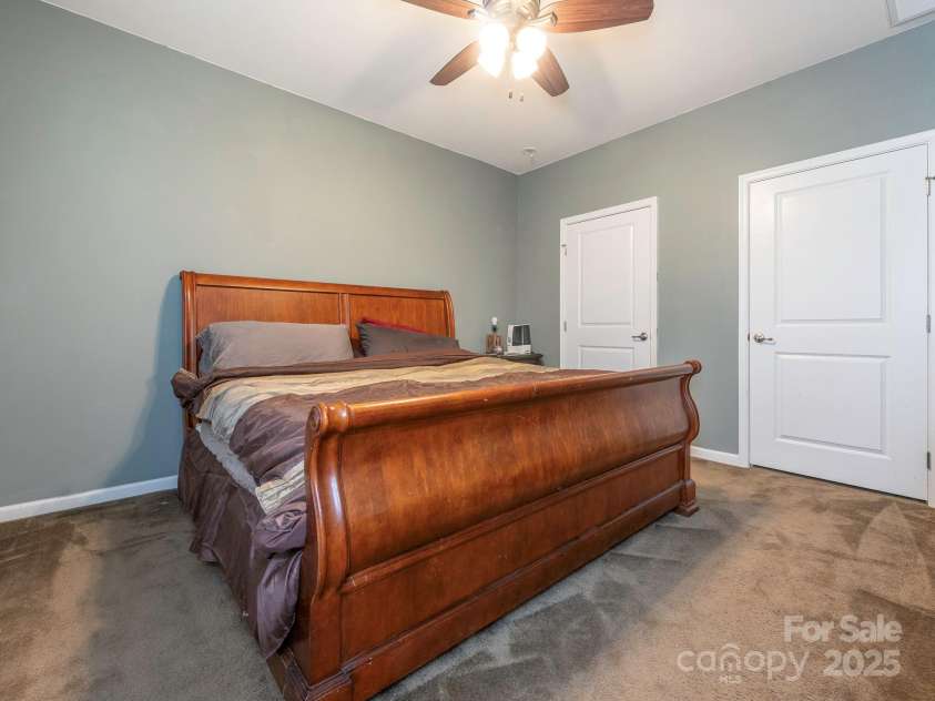 1691 Mill Creek Lane, Concord, NC 28025.  MLS# CAR4192669, YatesRealty ID 12329. Primary Bedroom