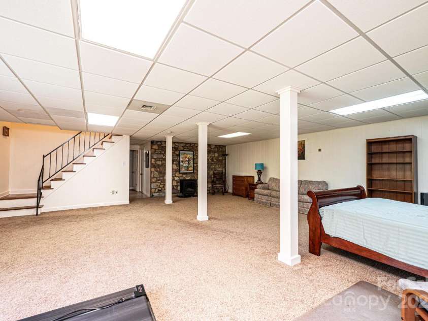 3520 4th Street Boulevard, Hickory, NC 28601.  MLS# CAR4255577, YatesRealty ID 12347. Lower Level Recreation Room.