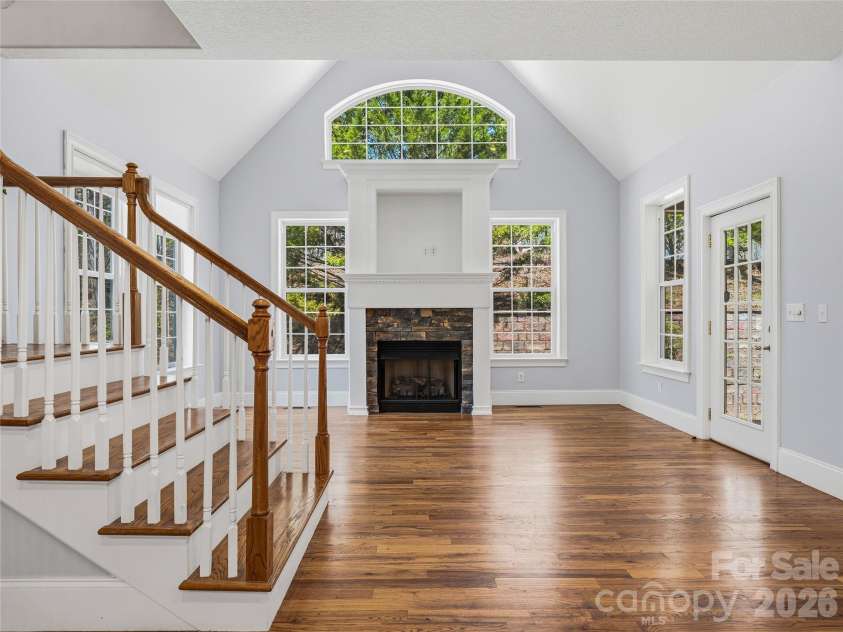 196 Blackbird Lane, Tryon, NC 28782.  MLS# CAR4366022, YatesRealty ID 12349. Gas Fireplace