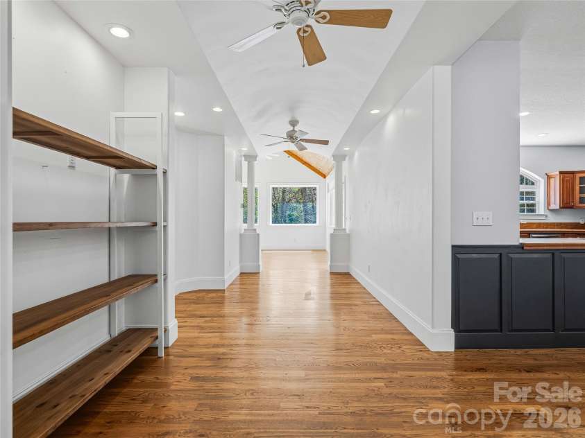 196 Blackbird Lane, Tryon, NC 28782.  MLS# CAR4366022, YatesRealty ID 12349. Hallway leading to 