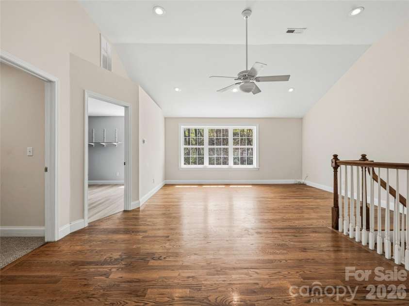 196 Blackbird Lane, Tryon, NC 28782.  MLS# CAR4366022, YatesRealty ID 12349. Upper level flex room