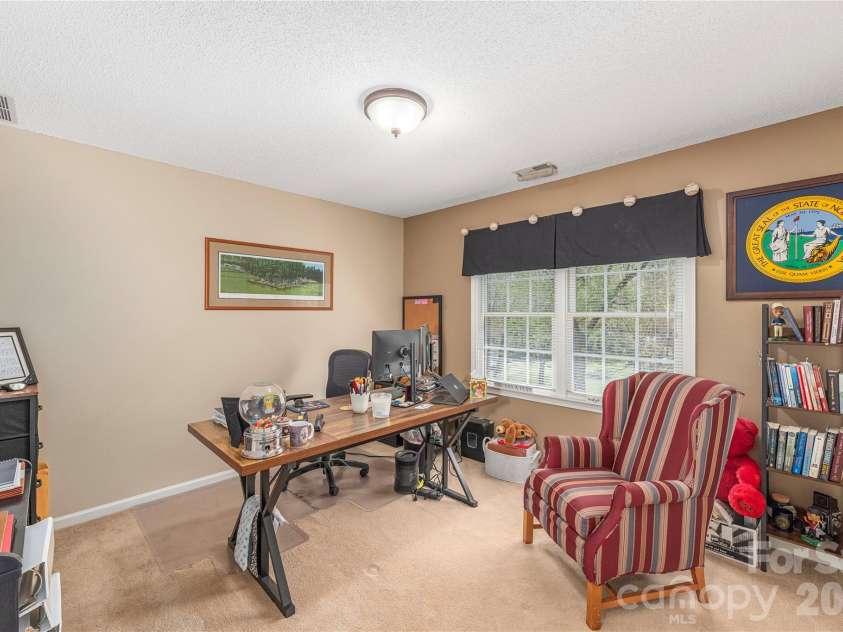 42 Cranberry Bog Court, Fletcher, NC 28732.  MLS# CAR4367619, YatesRealty ID 12351. Bedroom 3 - Office upper level