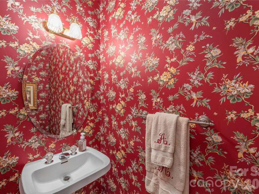42 Cranberry Bog Court, Fletcher, NC 28732.  MLS# CAR4367619, YatesRealty ID 12351. Downstairs half bath