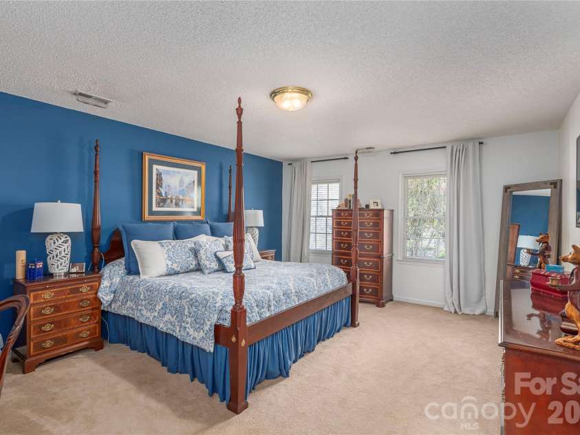 42 Cranberry Bog Court, Fletcher, NC 28732.  MLS# CAR4367619, YatesRealty ID 12351. Master bedroom upper level