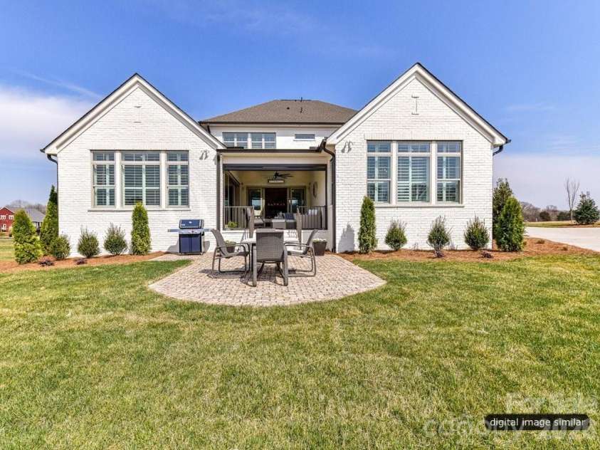 3137 Country Club Drive, Charlotte, NC 28205.  MLS# CAR4365199, YatesRealty ID 12358. Backyard Elevation