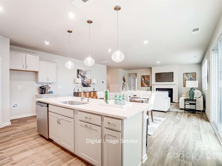 2517 Mabel Lane, Monroe, NC 28110.  MLS# CAR4257925, YatesRealty ID 12360. Open Concept Living--Representational Photo Only